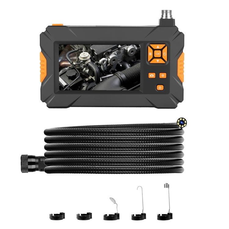 P30 8mm IP67 Waterproof 4.3 inch HD Portable Endoscope Snake Tube Industrial Endoscope, Cable Length: 5m, 5m (Snake Tube)