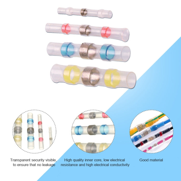 100 PCS / Box Professional Water Resistant Solder Ring Heat-shrinkable Tube, 100 PCS / Set