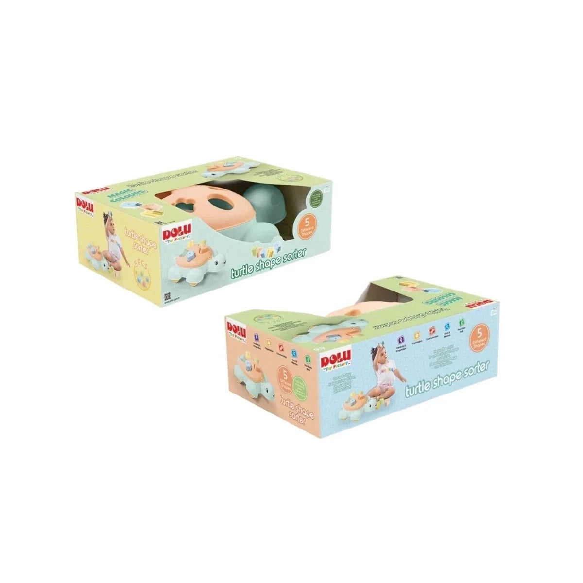Dolu Turtle Shape Sorter 5 Piece