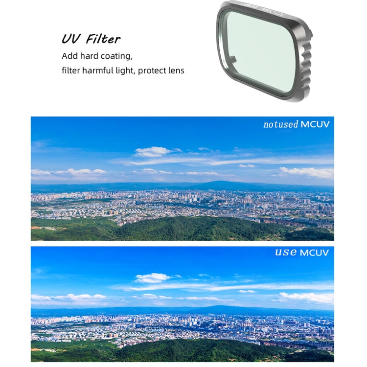 JSR KS 8 in 1 UV + CPL + ND8 + ND16 + ND32 + ND64 + STAR + NIGHT Lens Filter for DJI Air 2S, Aluminum Frame, UV + CPL + ND8 + ND16 + ND32 + ND64 + STAR + NIGHT