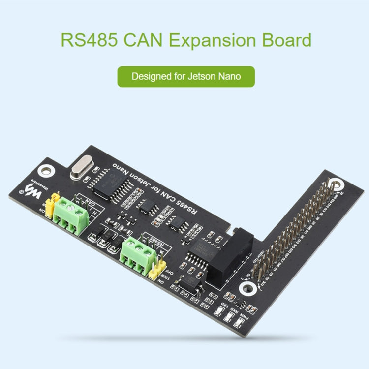 Waveshare RS485 CAN Expansion Board for Jetson Nano, Digital Isolation, Built-In Protection Circuit