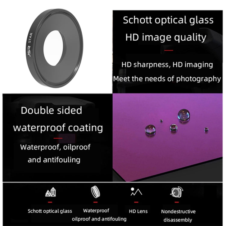 JSR Starlight Lens Filter For DJI Osmo Action 3, Starlight