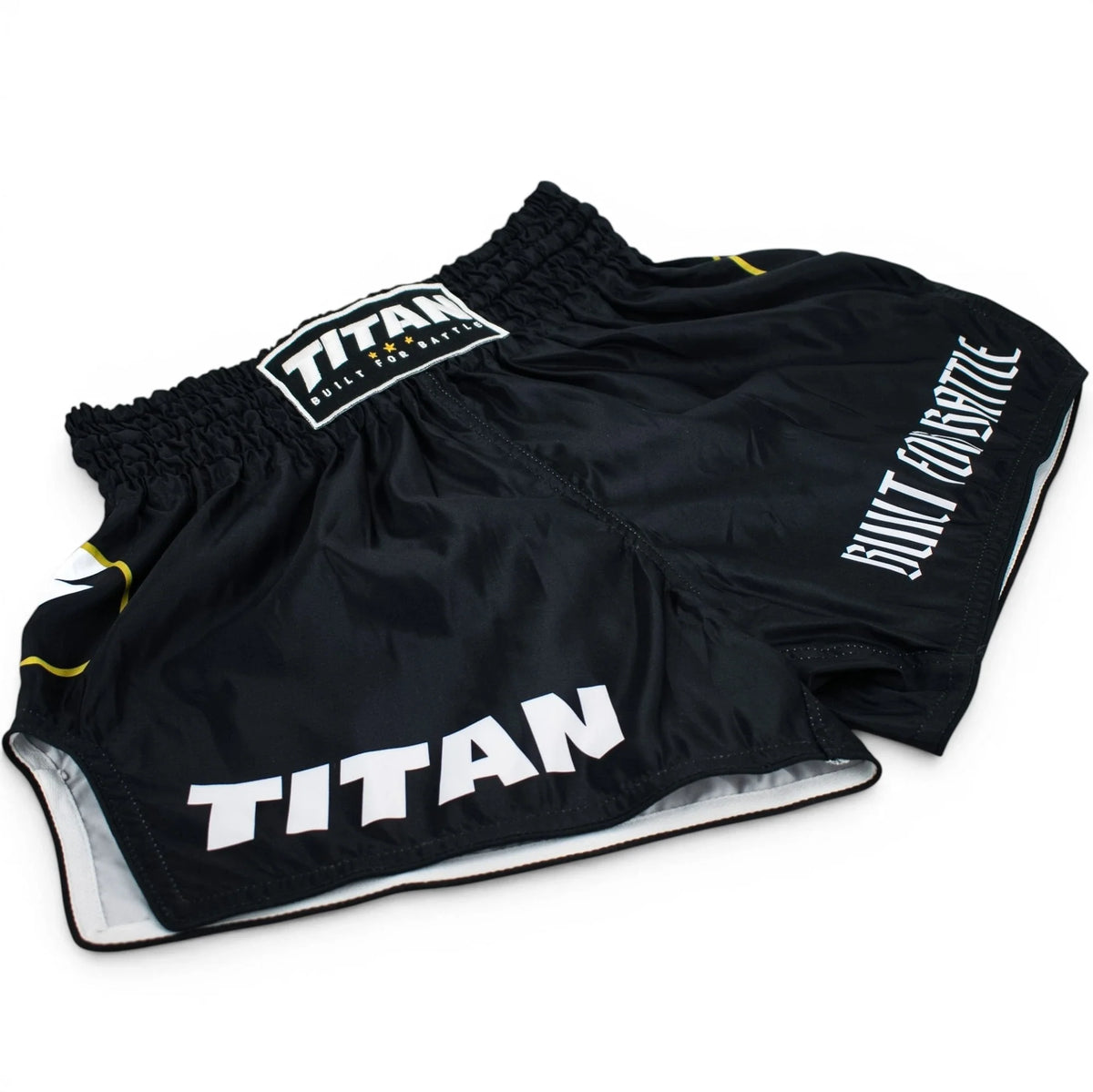 Titan Muay Thai Shorts – Midnight Black