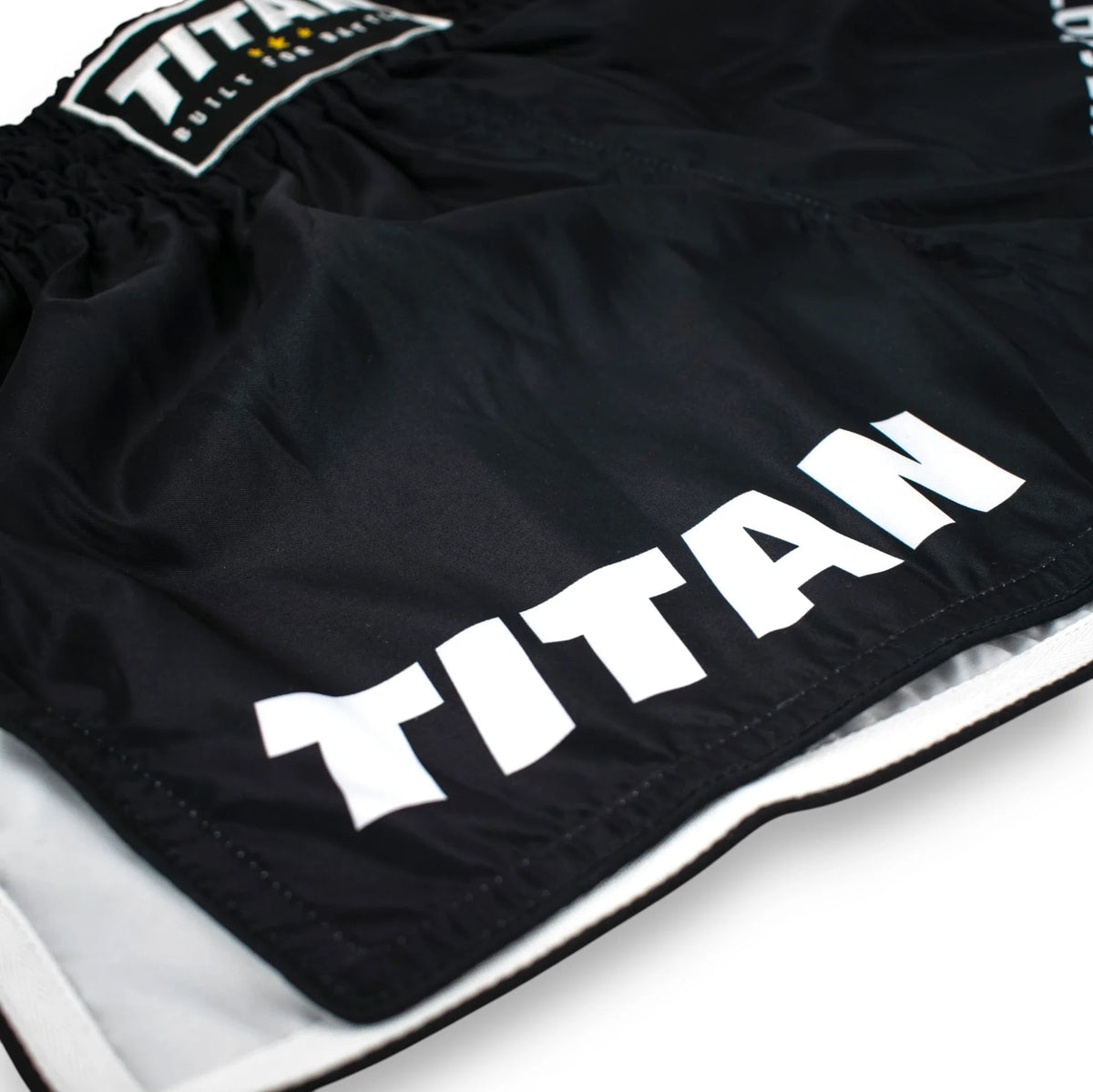 Titan Muay Thai Shorts – Midnight Black