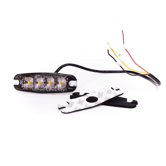 Lightbar UK Ecoline™ Ultra Slim LED Warning Light Head | ECE R65 | 12–24V