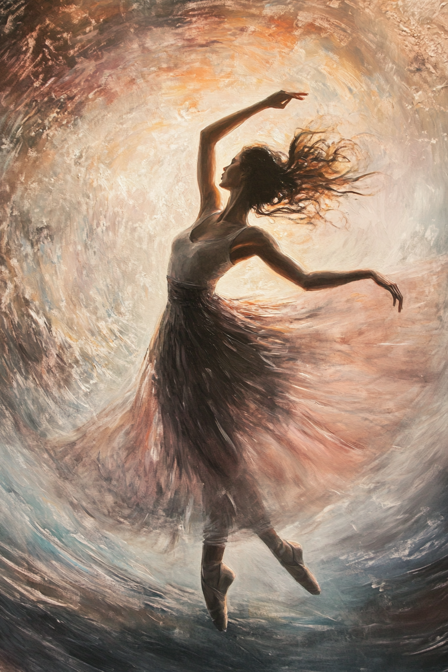 Dancer's Radiance Canvas
