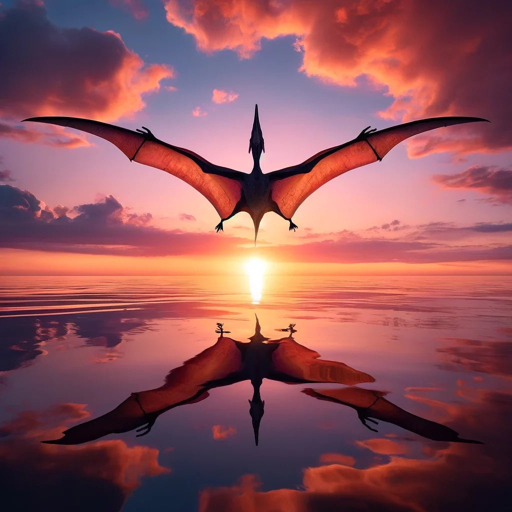 Dawn Flight Pteranodon Canvas