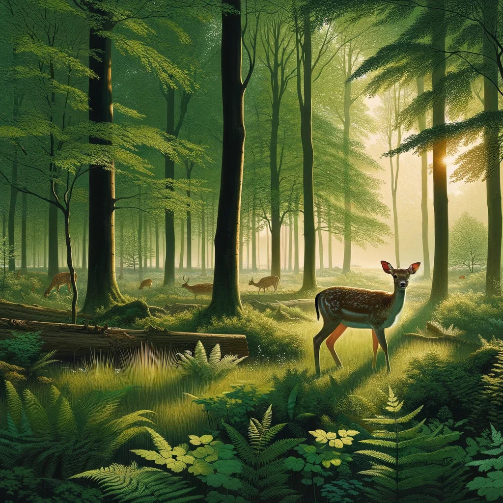 Dawn Forest Canvas