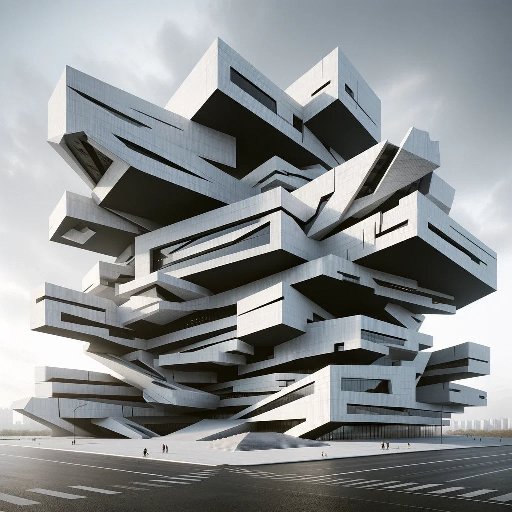 Deconstructivist Dimensions Canvas