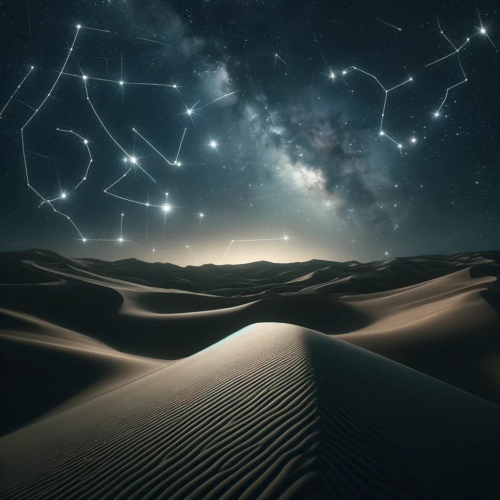 Desert Constellations Cotton Cushion