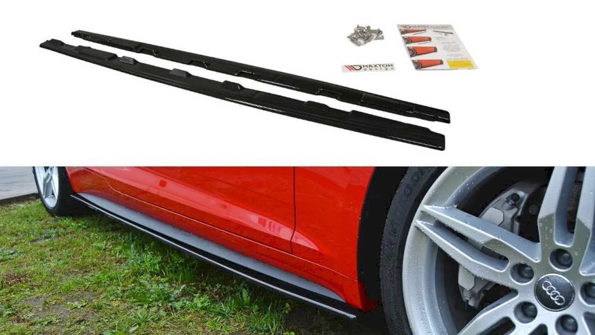Maxton Design - Aftermarket  SIDE SKIRTS SPLITTERS AUDI A5 F5 S-LINE COUPE (2016 - UP)