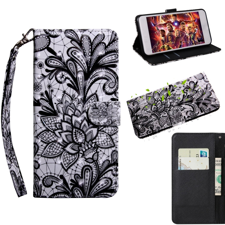 3D Painting Pattern Coloured Drawing Horizontal Flip TPU + PU Leather Case with Holder & Card Slots & Wallet, For Huawei P Smart Z, For Huawei Honor 8A Pro