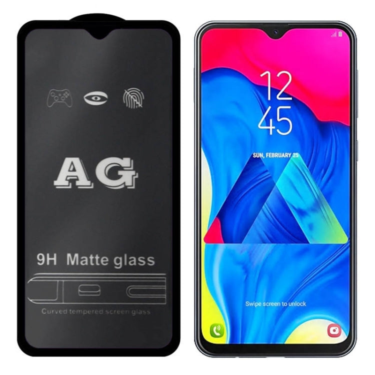 AG Matte Frosted Full Cover Tempered Glass, For Galaxy A70