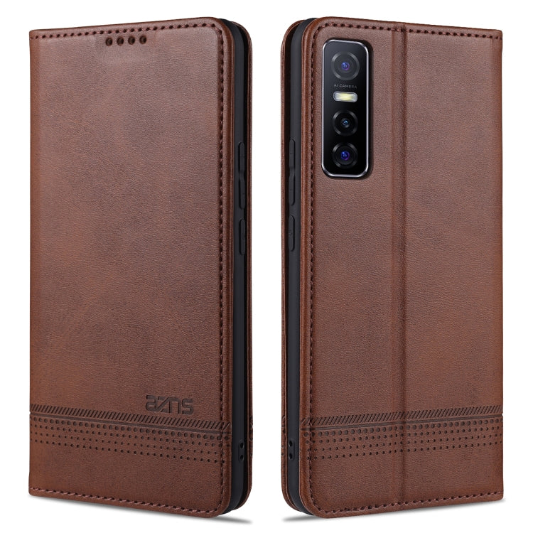 AZNS Magnetic Calf Texture Horizontal Flip Leather Case with Card Slots & Holder & Wallet, For Huawei Nova 8 SE, For OPPO K7 / Reno3 5G, For vivo Y3s / Y17, For vivo Y73s / S7e