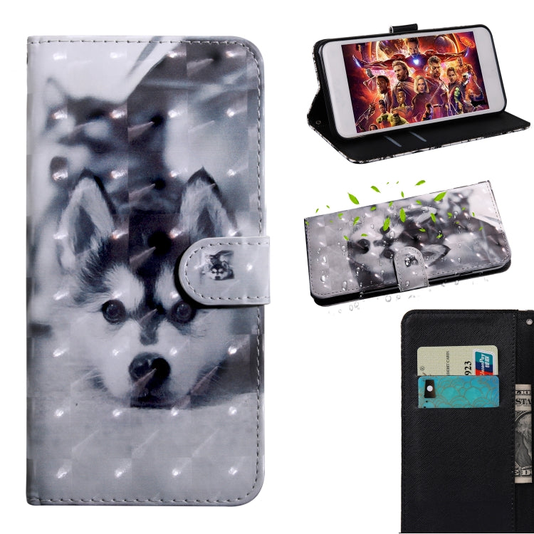 3D Painted Pattern Horizontal Flip TPU + PU Leather Case with Holder & Card Slots & Wallet & Lanyard, For Motorola Moto G9 Play, For Motorola Moto G9 Plus