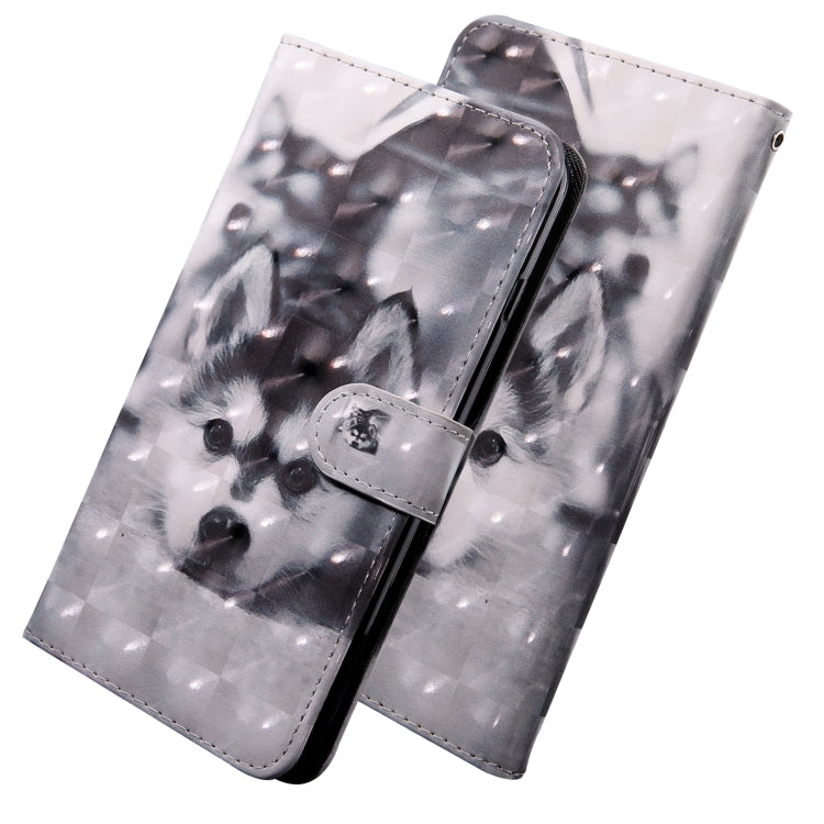 3D Painted Pattern Horizontal Flip TPU + PU Leather Case with Holder & Card Slots & Wallet & Lanyard, For Motorola Moto G9 Play, For Motorola Moto G9 Plus