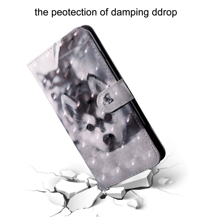 3D Painted Pattern Horizontal Flip TPU + PU Leather Case with Holder & Card Slots & Wallet & Lanyard, For Motorola Moto G9 Play, For Motorola Moto G9 Plus