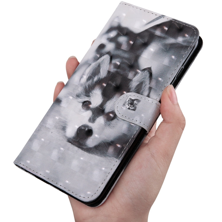 3D Painted Pattern Horizontal Flip TPU + PU Leather Case with Holder & Card Slots & Wallet & Lanyard, For Motorola Moto G9 Play, For Motorola Moto G9 Plus