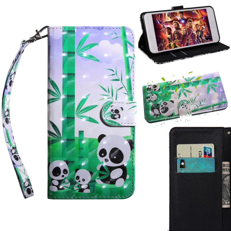 3D Painted Pattern Horizontal Flip TPU + PU Leather Case with Holder & Card Slots & Wallet & Lanyard, For Motorola Moto G9 Play, For Motorola Moto G9 Plus