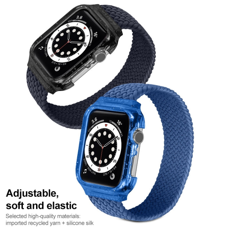 Weave Replacement Wrist Strap Watchbands with Frame For Apple Watch Series 6 & SE & 5 & 4 44mm / 3 & 2 & 1 42mm, 128mm, 135mm, 140mm, 145mm