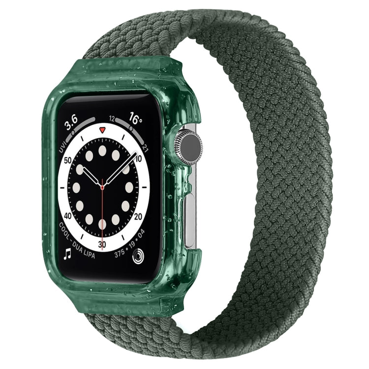 Weave Replacement Wrist Strap Watchbands with Frame For Apple Watch Series 6 & SE & 5 & 4 44mm / 3 & 2 & 1 42mm, 128mm, 135mm, 140mm, 145mm