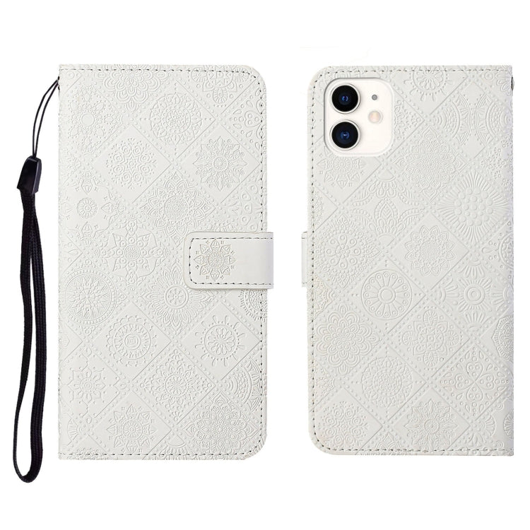 Ethnic Style Embossed Pattern Horizontal Flip Leather Case with Holder & Card Slots & Wallet & Lanyard, For iPhone 11, For iPhone 11 Pro, For iPhone 11 Pro Max