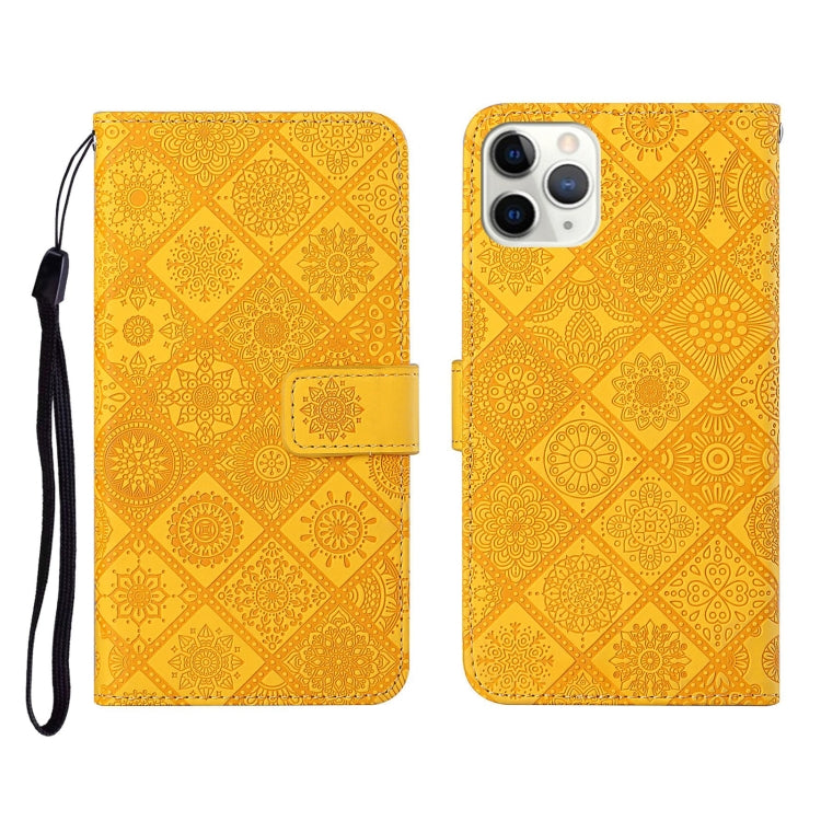 Ethnic Style Embossed Pattern Horizontal Flip Leather Case with Holder & Card Slots & Wallet & Lanyard, For iPhone 11, For iPhone 11 Pro, For iPhone 11 Pro Max