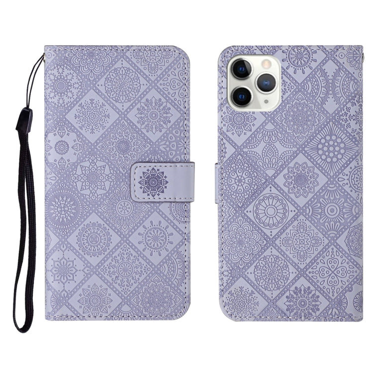 Ethnic Style Embossed Pattern Horizontal Flip Leather Case with Holder & Card Slots & Wallet & Lanyard, For iPhone 11, For iPhone 11 Pro, For iPhone 11 Pro Max