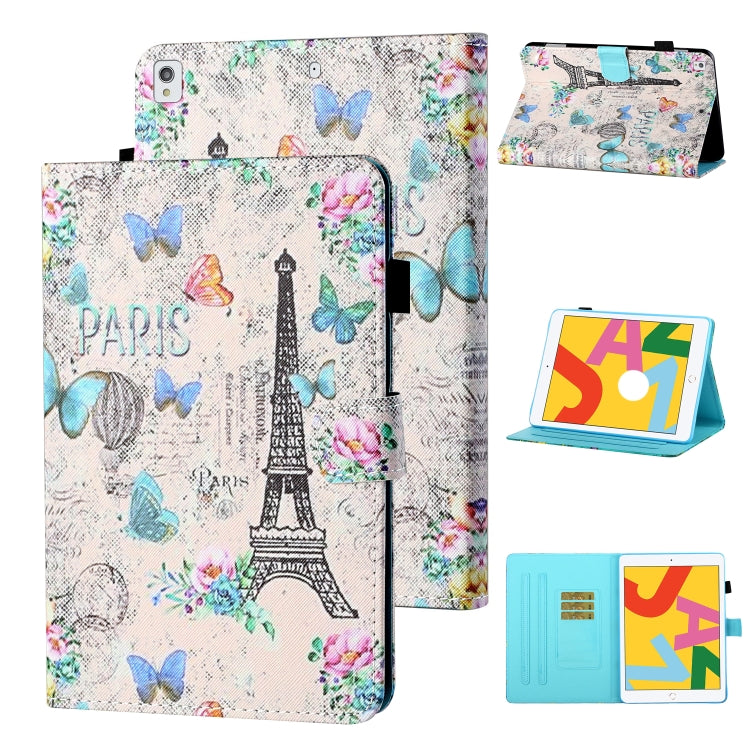Coloured Drawing Stitching Horizontal Flip Leather Case with Holder & Card Slot & Sleep / Wake-up Function, For iPad Pro 11 (2020) / (2018), For iPad 10.2 2021 / 2020 / 2019 / Air (2019), For iPad Air / Air 2 / 9.7 (2017) & (2018)                      ...