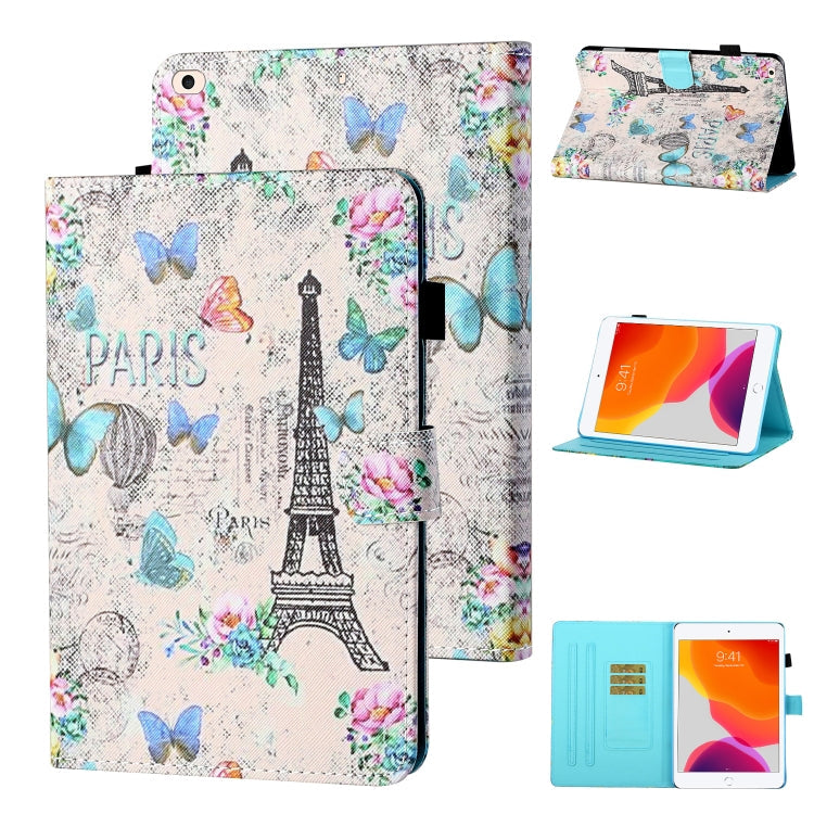 Coloured Drawing Stitching Horizontal Flip Leather Case with Holder & Card Slot & Sleep / Wake-up Function, For iPad Pro 11 (2020) / (2018), For iPad 10.2 2021 / 2020 / 2019 / Air (2019), For iPad Air / Air 2 / 9.7 (2017) & (2018)                      ...
