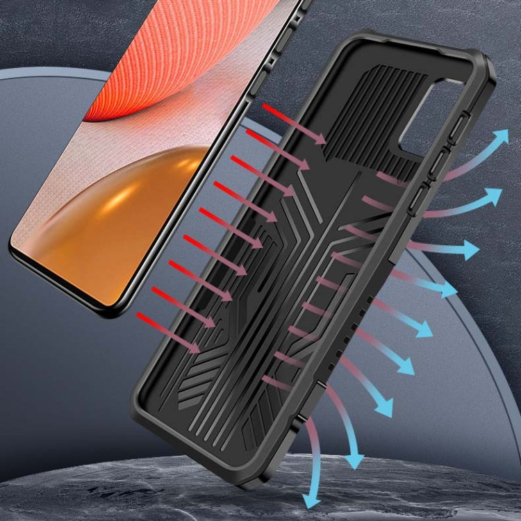 Armor Warrior Shockproof PC + TPU Protective Case, For Samsung Galaxy A02s 166mm, For Samsung Galaxy A12, For Samsung Galaxy A52 5G, For Samsung Galaxy A52, For Samsung Galaxy A72 5G, For Samsung Galaxy A72