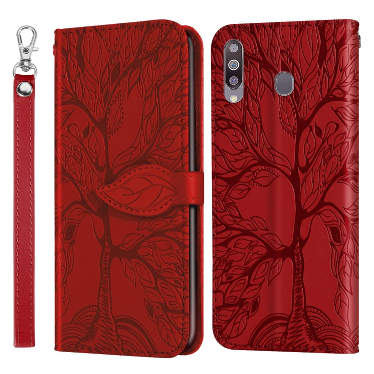 Life of Tree Embossing Pattern Horizontal Flip Leather Case with Holder & Card Slot & Wallet & Photo Frame & Lanyard, For Samsung Galaxy A8s, For Samsung Galaxy A10s, For Samsung Galaxy A20 / A30, For Samsung Galaxy A20e