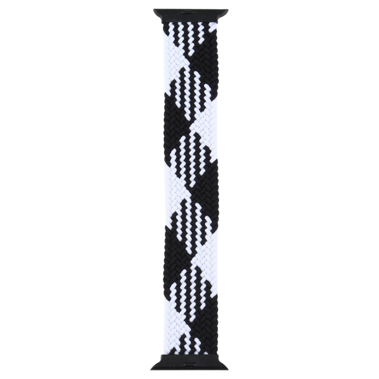 Plastic Buckle Mixed Color Nylon Braided Single Loop Replacement Watchbands For Apple Watch Series 6 & SE & 5 & 4 40mm / 3 & 2 & 1 38mm, XL