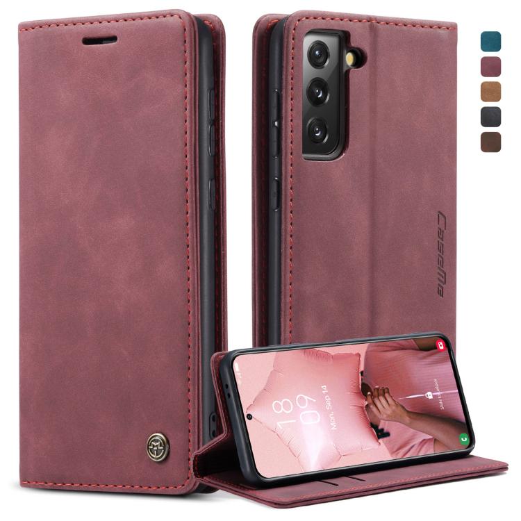 CaseMe 013 Multifunctional Horizontal Flip Leather Case with Holder & Card Slot & Wallet, For Samsung Galaxy S21 5G, For Samsung Galaxy S21+ 5G, For Samsung Galaxy S21 Ultra 5G