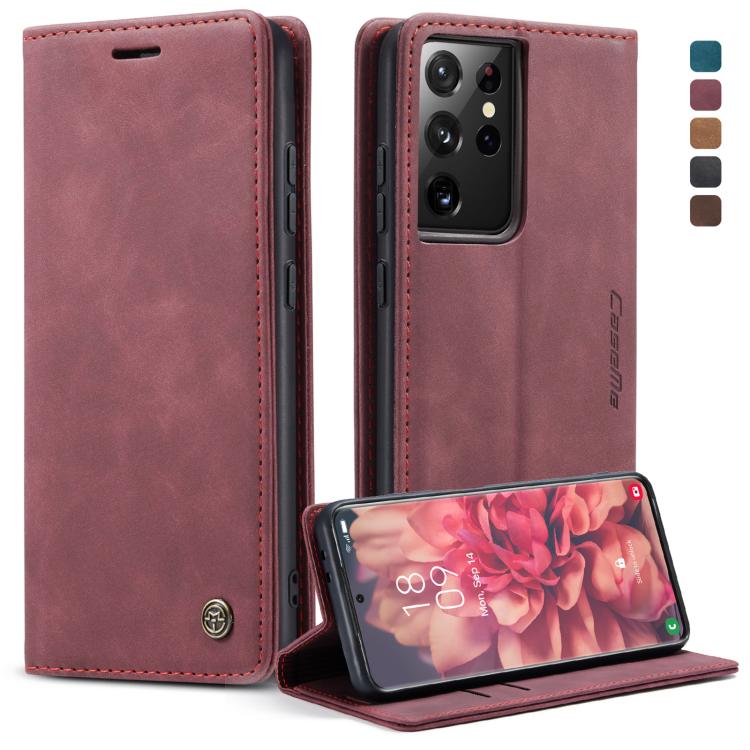 CaseMe 013 Multifunctional Horizontal Flip Leather Case with Holder & Card Slot & Wallet, For Samsung Galaxy S21 5G, For Samsung Galaxy S21+ 5G, For Samsung Galaxy S21 Ultra 5G