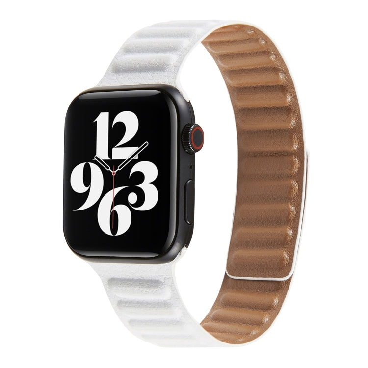 Loop Leather Watchband For Apple Watch Series 6 & SE & 5 & 4 40mm / 3 & 2 & 1 38mm, For Apple Watch Series 7 41mm / 6 & SE & 5 & 4 40mm / 3 & 2 & 1 38mm