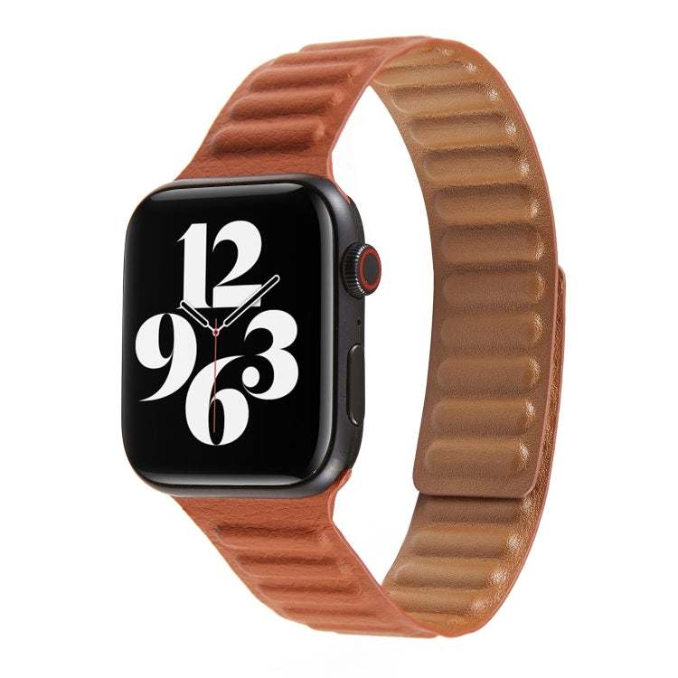 Loop Leather Watchband For Apple Watch Series 6 & SE & 5 & 4 40mm / 3 & 2 & 1 38mm, For Apple Watch Series 7 41mm / 6 & SE & 5 & 4 40mm / 3 & 2 & 1 38mm