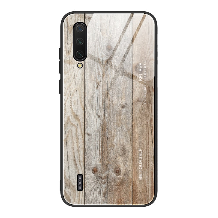Wood Grain Glass Protective Case, For Xiaomi Mi CC9, For Xiaomi Poco X3 NFC, For Xiaomi Redmi K30 Pro, For Xiaomi Redmi Note 9S