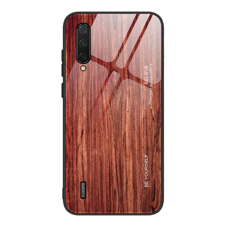 Wood Grain Glass Protective Case, For Xiaomi Mi CC9, For Xiaomi Poco X3 NFC, For Xiaomi Redmi K30 Pro, For Xiaomi Redmi Note 9S