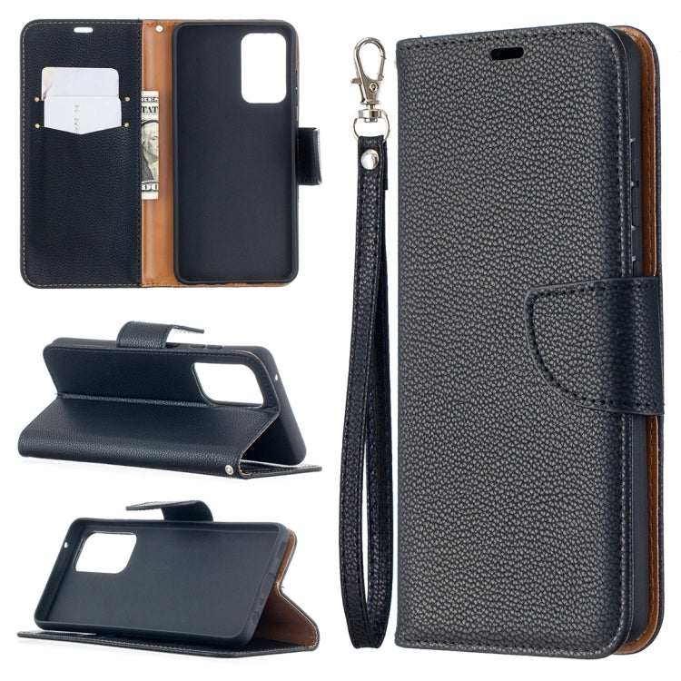 Litchi Texture Pure Color Horizontal Flip PU Leather Case with Holder & Card Slots & Wallet & Lanyard, For Samsung Galaxy A52 5G / 4G, For Samsung Galaxy A52 5G / 4GG