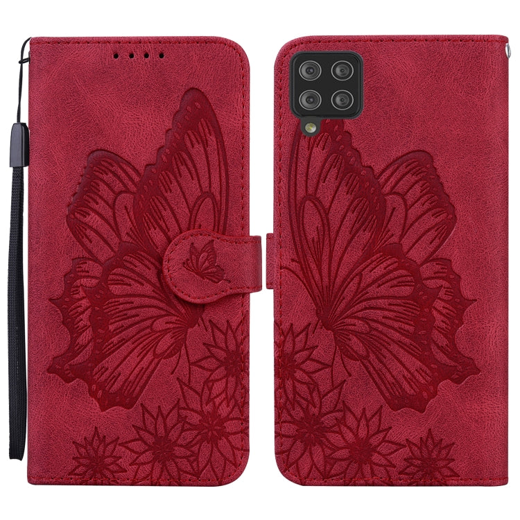 Retro Skin Feel Butterflies Embossing Horizontal Flip Leather Case with Holder & Card Slots & Wallet, For Samsung Galaxy A11, For Samsung Galaxy A12 5G, For Samsung Galaxy A21, For Samsung Galaxy A21s