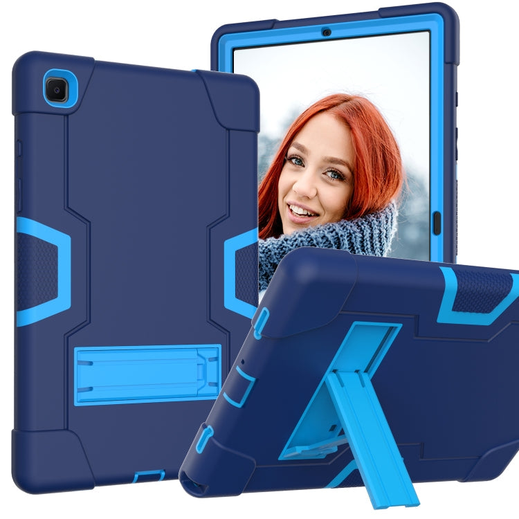 Contrast Color Robot Shockproof Silicon + PC Protective Case with Holder, For Samsung Galaxy Tab A7 10.4 (2020) T500