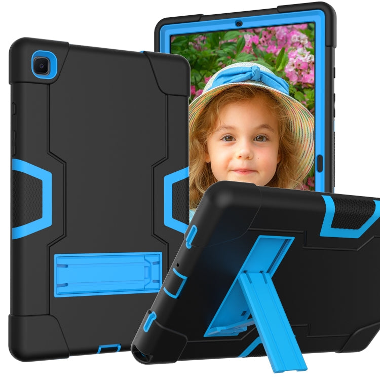 Contrast Color Robot Shockproof Silicon + PC Protective Case with Holder, For Samsung Galaxy Tab A7 10.4 (2020) T500