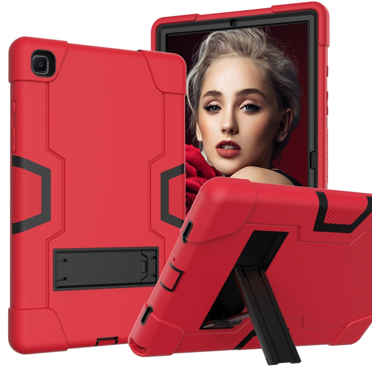 Contrast Color Robot Shockproof Silicon + PC Protective Case with Holder, For Samsung Galaxy Tab A7 10.4 (2020) T500
