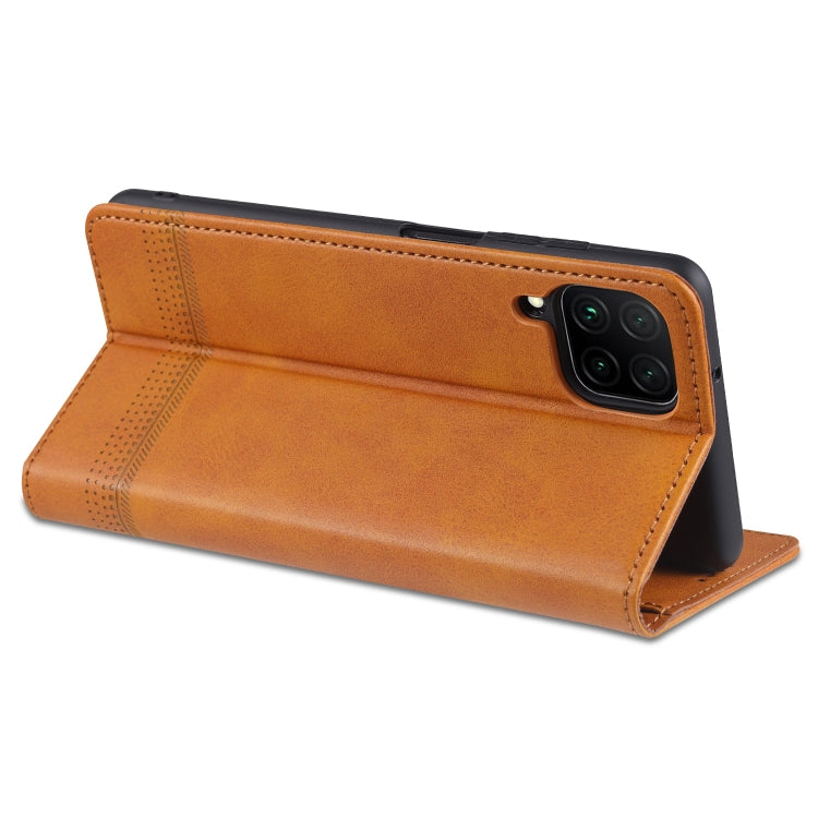 AZNS Magnetic Calf Texture Horizontal Flip Leather Case with Card Slots & Holder & Wallet, For Samsung Galaxy A12, For Samsung Galaxy S21 5G, For Xiaomi Mi 10T Lite 5G