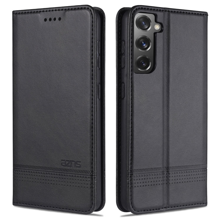 AZNS Magnetic Calf Texture Horizontal Flip Leather Case with Card Slots & Holder & Wallet, For Samsung Galaxy A12, For Samsung Galaxy S21 5G, For Xiaomi Mi 10T Lite 5G