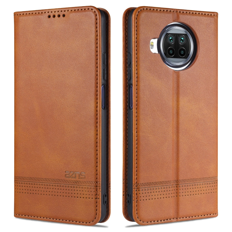 AZNS Magnetic Calf Texture Horizontal Flip Leather Case with Card Slots & Holder & Wallet, For Samsung Galaxy A12, For Samsung Galaxy S21 5G, For Xiaomi Mi 10T Lite 5G