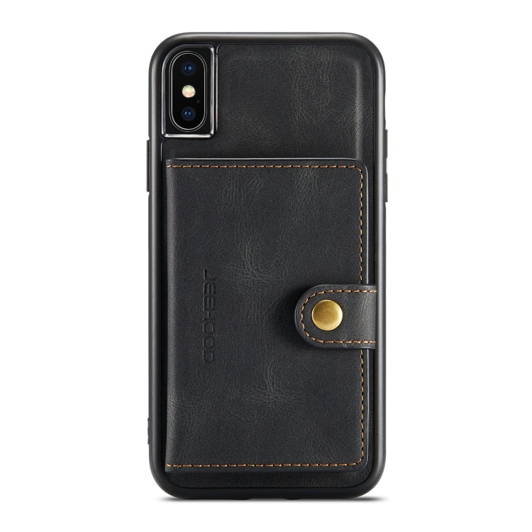 JEEHOOD Retro Magnetic Detachable Protective Case with Wallet & Card Slot & Holder, For iPhone XS Max, For iPhone 11 Pro, For iPhone 11, For iPhone 11 Pro Max