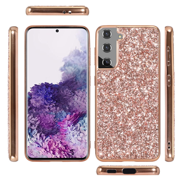 Glitter Powder Shockproof TPU Protective Case, For Samsung Galaxy S21 5G, For Samsung Galaxy S21 Plus 5G, For Samsung Galaxy S21 Ultra 5G