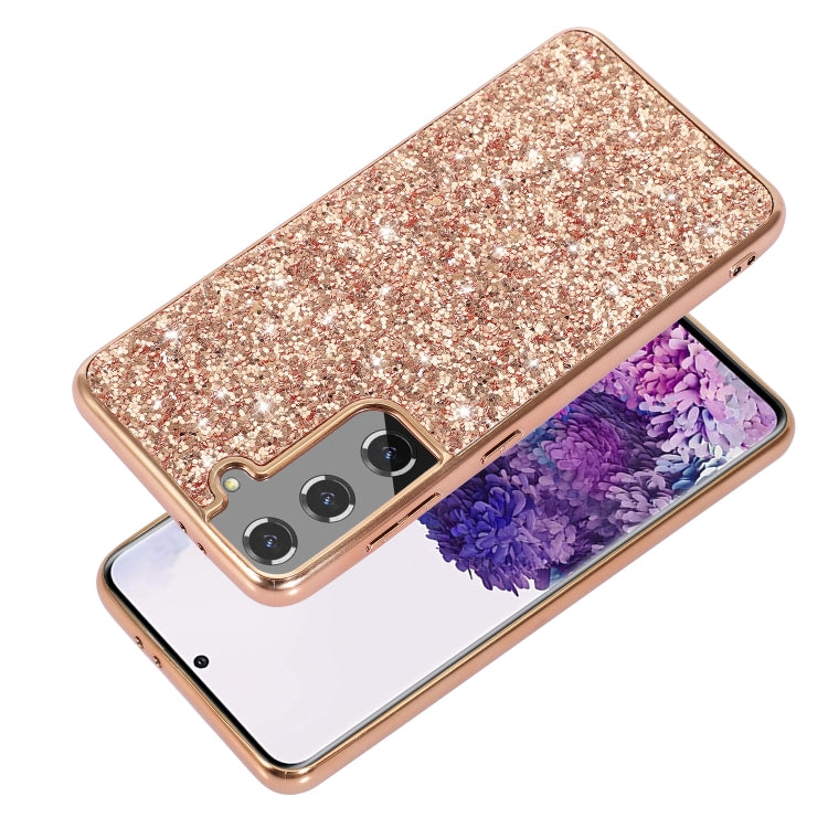 Glitter Powder Shockproof TPU Protective Case, For Samsung Galaxy S21 5G, For Samsung Galaxy S21 Plus 5G, For Samsung Galaxy S21 Ultra 5G